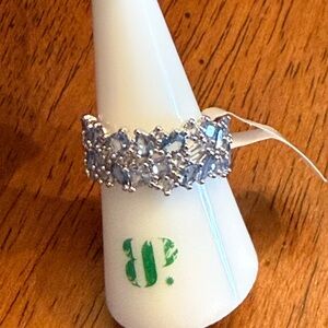 Bomb Party OG ring The Edge of Dreams size 8 NWT Rhodium plating